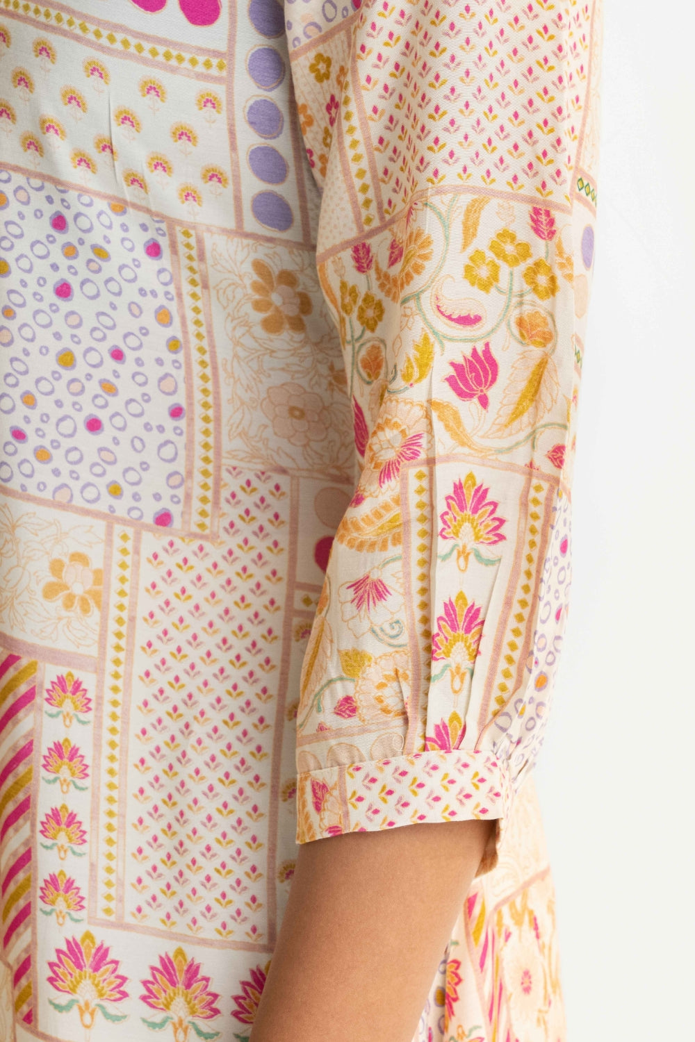 CREAM DELICATE PURE MUSLIN SOFT CO-ORD SET