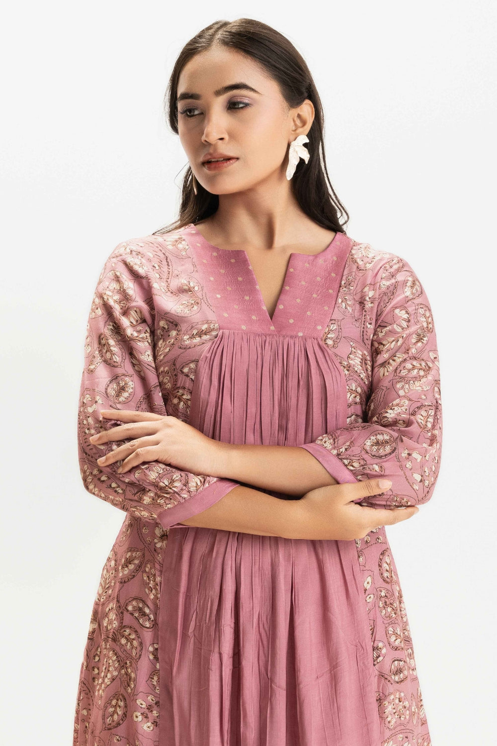 LIGHT PINK DELICATE PURE MUSLIN SOFT CO-ORD SET