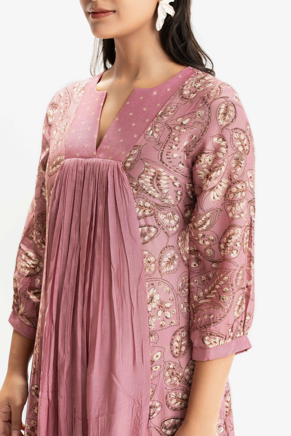 LIGHT PINK DELICATE PURE MUSLIN SOFT CO-ORD SET