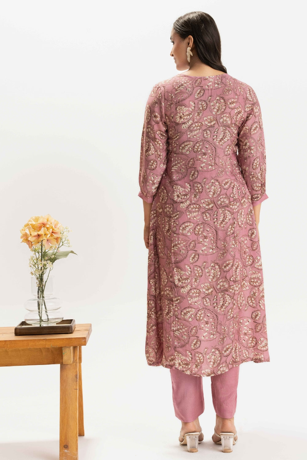 LIGHT PINK DELICATE PURE MUSLIN SOFT CO-ORD SET